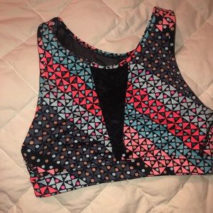Multi colored Victoria Secret sports bra